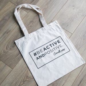Tote Bag #BeActiveAndPositive