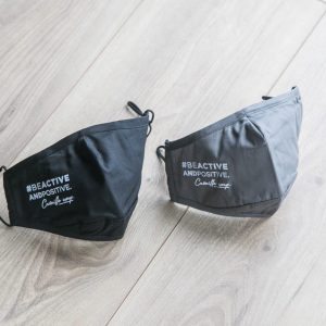 Masques de protection en tissu #BeActiveAndPositive